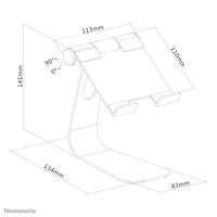 Neomounts TPZ Tabletständer 0-11 silber