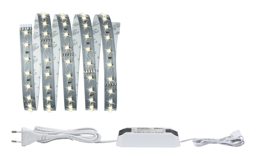 Paulmann LED-Stripe MaxLED 500 2700 K, 1.5 m Basisset - Lampensockel: LED fest verbaut - Aussenanwendung: Nein - Inklusive Netzteil: Ja - Dimmbar: dimmbar - Set: Ja - Länge: 1.5 m