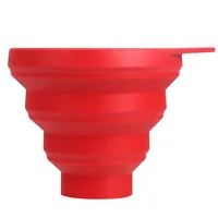 Dr.Oetker Trichter Flexxibel Love Rot, 12,5 cm - Material: Silikon - Verpackungseinheit: 1 Stück - Detailfarbe: Rot
