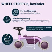 Laufrad Steppy 6"" (lavendel)