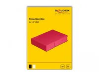 DELOCK Schutzbox für 3.5"" HDD rot