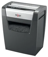 Rexel Aktenvernichter Momentum X410 P-4, 10 Seiten - Vernichtbare Aktentypen: Papier - Büroklammern - Schnittart: Partikelschnitt - Sicherheitsstufe: 4 - Schnittausgabe: 4 x 28 mm - Blattkapazität: 10 Seiten - Zufuhrautomatik: Nein
