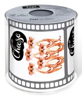 Paper + Design Toilettenpapier Say Cheese  Rollen, 3-lagig, Mehrfarbig - Anzahl Rollen: 1 - Anzahl Lagen: 3 - Anzahl Blatt: 200 × - Detailfarbe: Mehrfarbig - Natürlich Leben: Keine Besonderheiten