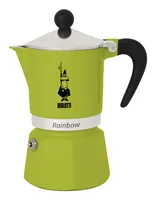 Bialetti Espressokocher Rainbow 3 Tassen grün