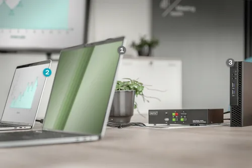 Digitus KVM Switch, 4 Port, Single Display, 4K, HDMI®