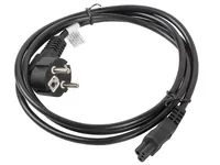 Lanberg CA-C5CA-11CC-0018-BK power cable Black 1.8 m CEE7/7 C5 coupler