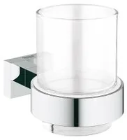GROHE Essentials Cube Glass Round Single Wall-mounted