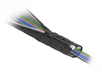 DeLOCK EMI Shielding braided sleeve with zip heat resistant 1 m x 16 mm black