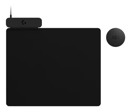 Logitech Gaming-Mausmatte Powerplay 2 Schwarz - Tiefe: 344 mm - Breite: 284 mm - Detailfarbe: Schwarz - Form: Eckig - Höhe: 1.3 mm - 3.5 mm - 10.5 mm - 2.2 mm - Handgelenkauflage: Nein