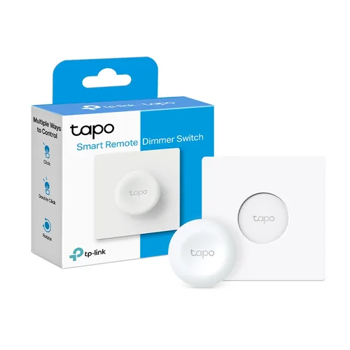TP-Link Smart Dimmer Switch Tapo S200D - Detailfarbe: Weiss - Protokoll: Ohne - Produkttyp: Beleuchtung - Taster und Schalter - Systemkommunikation: Wireless - System-Kompatibilität: Keine