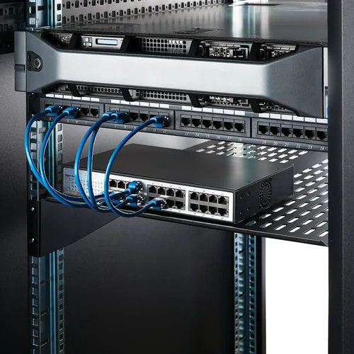 2U 22IN FIXED RACK MOUNT SHELF .