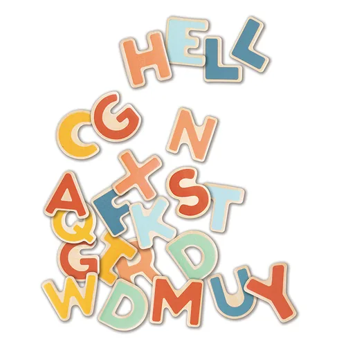 Hape Magnetic Letters 70 Stk. - Montage: Keine - Material: Magnet - Holz - Themenwelt: Keine - Altersempfehlung ab: 3 Jahren
