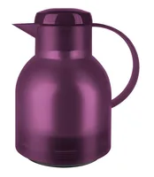 SAMBA Isolierkanne, 1 Liter (aubergine, QUICK PRESS Verschluss)