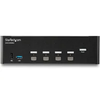 STARTECH.COM KVM Switch HDMI 4 Port - 4K 30 Hz - KVM Extender fr HDMI - KVM HDMI Umschalter