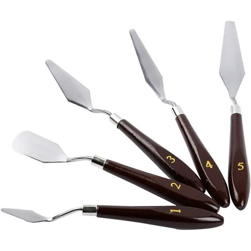 Creativ Company Malmesser Spachtelset 5 Stück - Art: Malmesser - Anwendungsbereich: Malen - Set: Ja