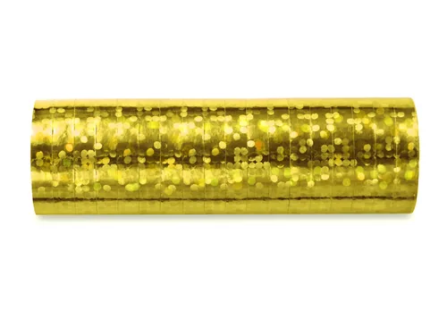 Partydeco Luftschlangen 3.8 m, Gold - Packungsgrösse: 18 Stück - Produkttyp: Luftschlangen - Material: Folie - Papier - Detailfarbe: Gold - Motto: Universal