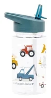 A Little Lovely Company Vehicles Daily usage 450 ml Polypropylene (PP), Tritan Light Blue, Transparent