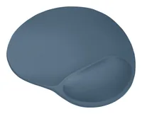 Trust Ergonomische Mausmatte BigFoot Blau/Stahlblau - Tiefe: 236 mm - Breite: 205 mm - Detailfarbe: Blau - Stahlblau - Form: Oval - Höhe: 16 mm - Handgelenkauflage: Ja