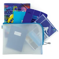 HERMA 20015 pencil case Hard pencil case EVA (Ethylene Vinyl Acetate) Blue, Transparent
