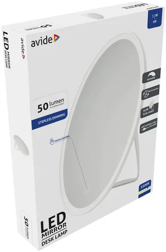 Avide ABLDL-M-R makeup mirror Freestanding Oval White