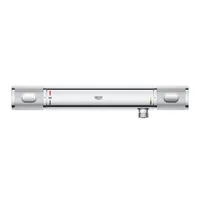 GROHE Duscharmatur Precision Feel chrom - Produktfamilie: Precision Flow - Ausführung: Aufputz-Thermostat - Anschlussmass: 1/2 - Material: Messing