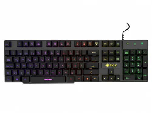 INCA Gaming Tastatur RGBMechanischUSB 1.50m schwarz retail