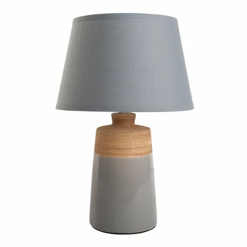 Näve Tischleuchte «Talia» h: 31 cm Grau - Betriebsart: Netzbetrieb - Lampensockel: E14 - Farbtemperatur Kelvin: Je nach Leuchtmittel - Zusätzliche Ausstattung: Keine - Gesamtleistung: 40 W - Dimmbar: nicht dimmbar