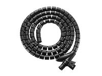Equip Spiral-Kabelschlauch Untertischmontage 1.30m schwarz Polybeutel