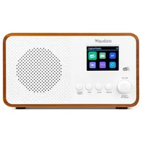 Audizio DAB+ Radio Avio Weiss - Radio Tuner: FM - DAB+ - Stromversorgung: Netzbetrieb - Detailfarbe: Weiss - Ausstattung: Sleep-Timer - Display - Weckfunktion - Schlummerfunktion - Senderspeicher - Typ: Tischradio