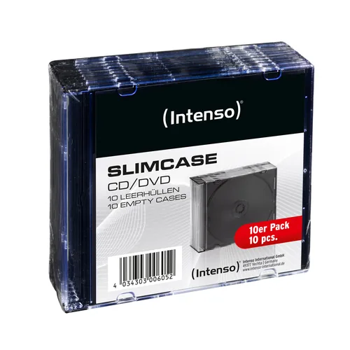 INTENSO CD / DVD Empty Slim Case 9001602 10 pcs.