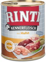 Rinti Nassfutter Kennerfleisch pur Dose Huhn, 800 g - Tierbedürfnis: Kein besonderes Bedürfnis - Geschmacksrichtung: Geflügel - Zertifikate: Keine Zertifizierung - Fleischsorte: Huhn - Packungsgrösse: 800 g - Futtereigenschaft: Getreidefrei - Ohne künstli