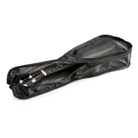 MAX Ukulele UKEY Set Soprano Schwarz 21 Zoll -