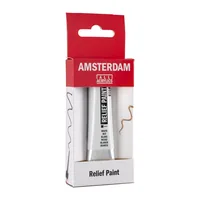 Amsterdam Acrylfarbe Reliefpaint 100 weiss deckend, 20 ml 20 ml, Weiss - Art: Acrylfarbe - Detailfarbe: Weiss - Set: Nein