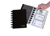 Adoc Sichtbuch Card-Ex A5, Schwarz - Typ: Sichtbuch - Ausstattung: Zeigetaschen - Detailfarbe: Schwarz - Material: Kunststoff