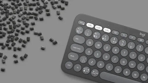 LOGITECH Pebble Keys 2 K380s - TONAL GRAPHITE - (CH) - BT - N/A - CENTRAL-419 - UNIVERSAL