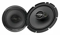 Pioneer 3-Weg Lautsprecher Paar TS-A1671F - Tiefe: 7.2 cm - Lautsprecher Wege: 3-Wege - Musikbelastbarkeit: 320 W - Set: Ja - Durchmesser: 18 cm - Lautsprecher Typ: Koaxiallautsprecher