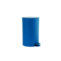 MSV "Osaki Cubo de Basura con Pedal, 3 L, Color Azul Oscuro Round Polypropylene (PP) Blue