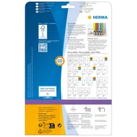 HERMA Ordneretiketten A4 grün 38x297 mm Papier opak 100 St.