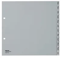 KOLMA Register LongLife A4 1/2 H. 19.581.03 grau Dez-Jan DE
