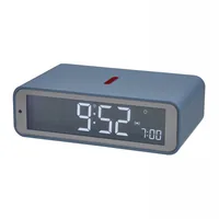 TFA Dostmann Funkwecker Twist Blau - Funktionen: Snooze-Funktion - Alarm - Weckfunktion - Ausstattung: Zeit - Hintergrundbeleuchtung - Displaytyp: LCD - Detailfarbe: Blau - Funksignal: Ja - Betriebsart: Batteriebetrieb
