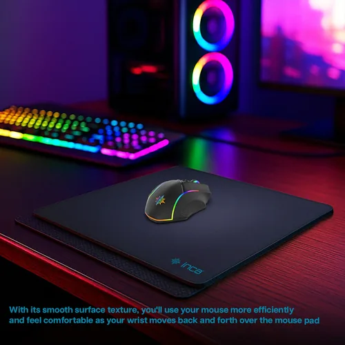 Inca IMP-020 mouse pad Gaming mouse pad Black