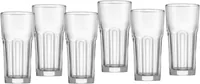 Ritzenhoff & Breker Trinkglas R&B Trinkgläser Set Riad 280 ml, 6 Stück - Glas Typ: Longdrinkglas - Material: Glas - Detailfarbe: Transparent - Höhe: 14 cm - Verpackungseinheit: 6 Stück - Volumen: 280 ml