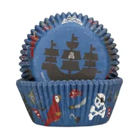 Funcakes Muffin Backform Pirat 48 Stück - Materialtyp: Papier - Material: Papier - Zertifikate: Keine Zertifizierung - Backform Typ: Muffin-Backform - Motiv: Figur - Eigenschaften: Keine Eigenschaft