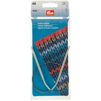 Prym Rundstricknadel Ø 4 mm x 40 cm, Alu, Grau - Material: Aluminium - Produkttyp: Rundsticknadel