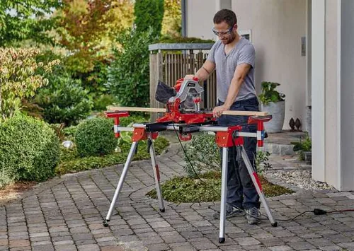 Kapp-und Gehrungssäge TC-MS 216, Kapp- und Gehrungssäge (rot/schwarz, 1.400 Watt)