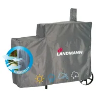 Landmann Abdeckhaube Premium - 130 x 60 x 120 cm - Kompatible Hersteller: Landmann - Detailfarbe: Grau - Material: Polyester
