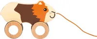 small foot Nachziehspielzeug Nachziehtier Meerschweinchen - Altersempfehlung ab: 12 Monaten - Material: Gummi - Holz - Eigenschaften: Keine Eigenschaft - Zertifikate: Keine Zertifizierung - Detailfarbe: Orange - Braun