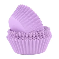PME Muffin Backform Violett 60 Stück - Materialtyp: Papier - Material: Papier - Nachhaltigkeit: Nicht angegeben - Backform Typ: Muffin-Backform - Motiv: Kein - Detailfarbe: Violett