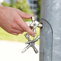 Knipex Schaltschrankschlüssel TwinKey - Set: Nein - Werkzeugtyp: Schaltschrankschlüssel - Grösse: Diverse