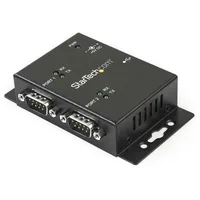 StarTech 2 Port USB auf Seriell RS232 Adapter - USB / DB9 Hub 2x DB9 Stecker 1x USB-B Buchse - Wandmontagefhig